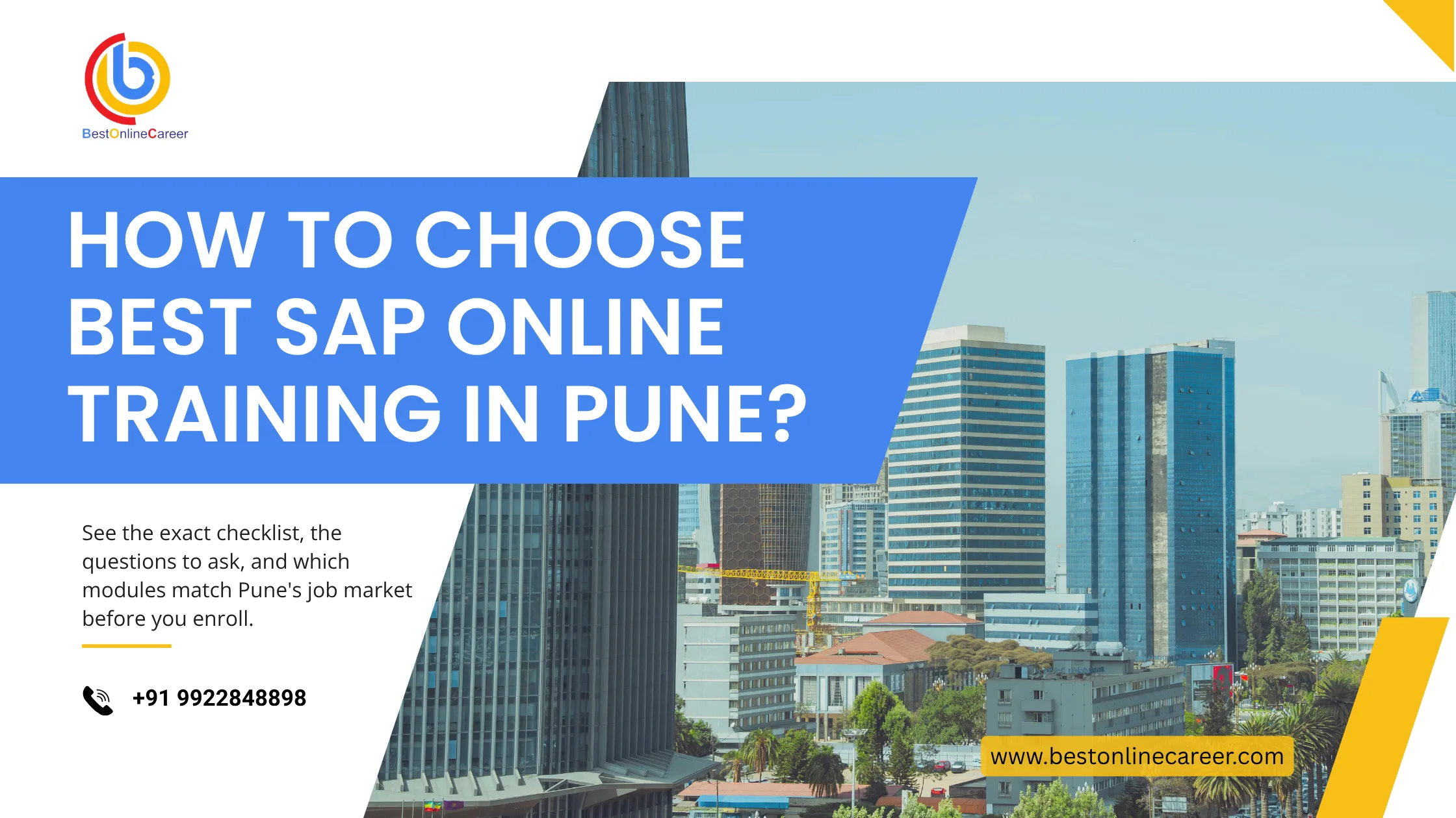 How Working Professionals Choose Best SAP Training in Pune